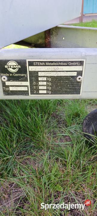 Przyczepka STEMA 750 towarowe Biłgoraj sprzedam