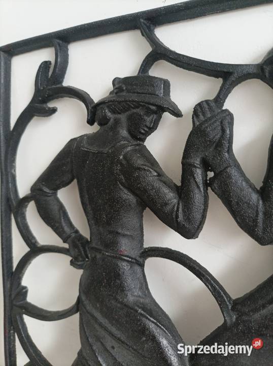 Żeliwny relief Buderus Art Deco sprzedam