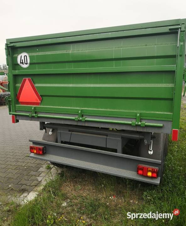 przyczepa rolnicza 8 ton trzystronny wywrot Mokra
