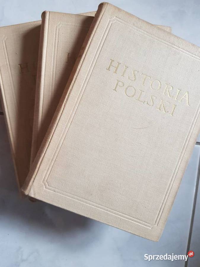 Historia Polski 1958 3 tomy Manteuffel unikat Kielce