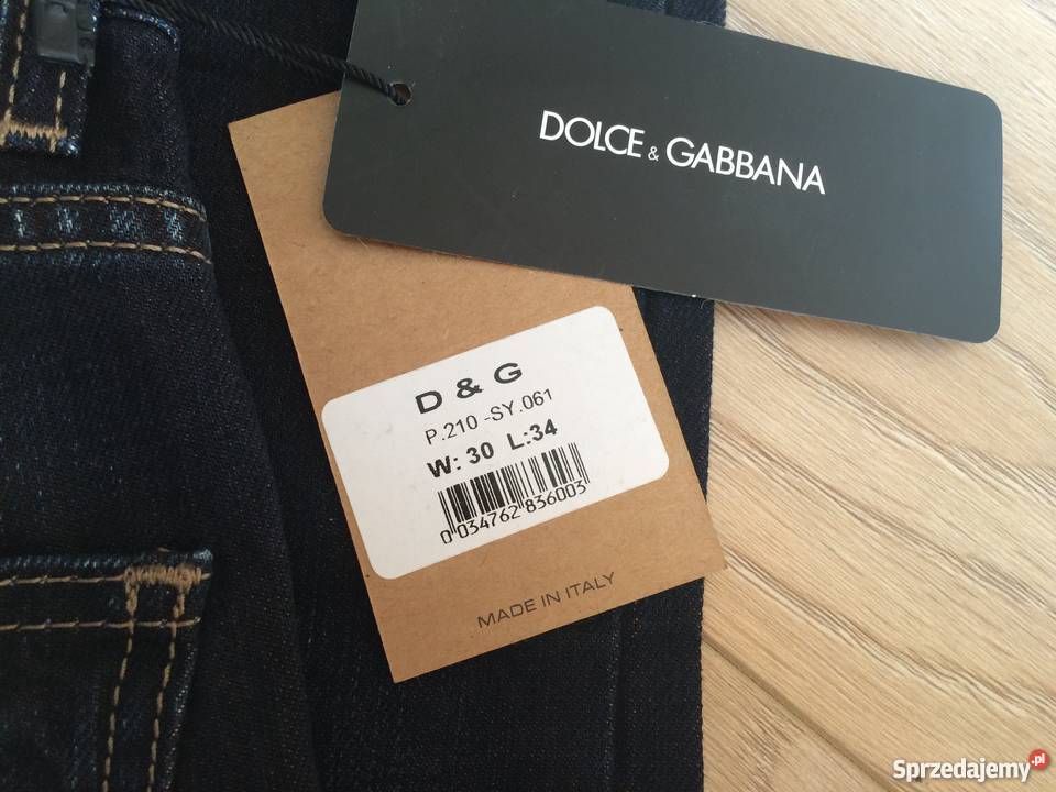 Męskie spodnie DOLCE GABANNA Oryginalne OKAZJA Warszawa