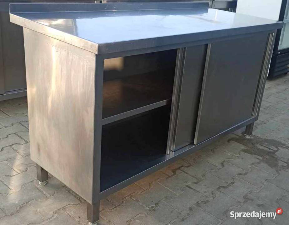 Stół Gastro z Szafką Drzwi Suwane 1506085 S 870O Ostrów Wielkopolski