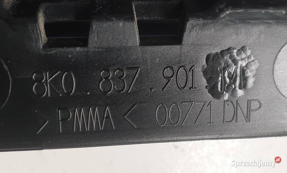 AUDI A4 8K LISTWA SŁUPKA PRAWY TYŁ 8K0839901M