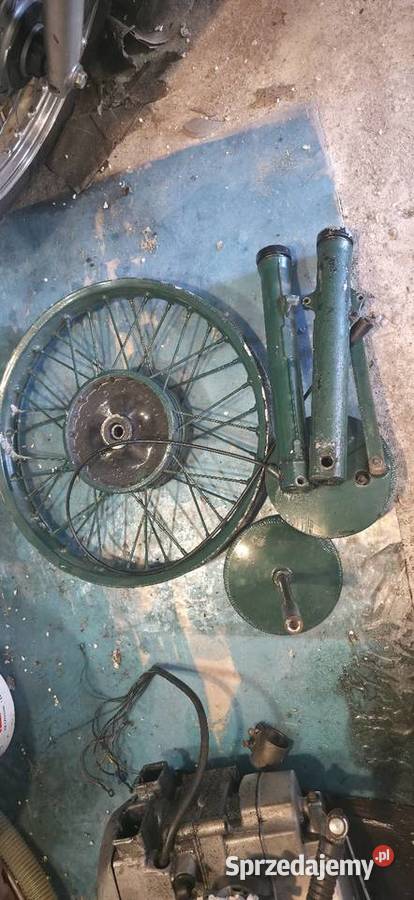 Koło przód golenie oś hamulec bęben MZ ETZ 125 Frednowy