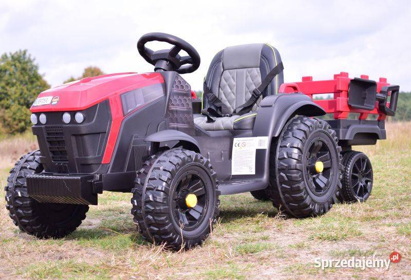 Autko TRAKTOR Z PRZYCZEPĄ NA AKUMULATOR dzieci