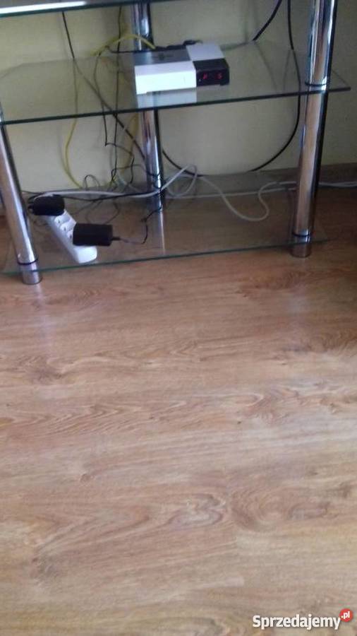 Stolik szklany pod telewizor sprzedam