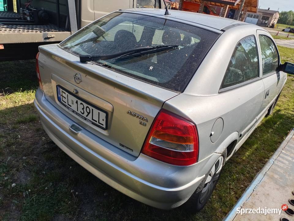 Opel Astra II 16 LPG1999 Jezdzi skręca hamuje srebrny Zgierz