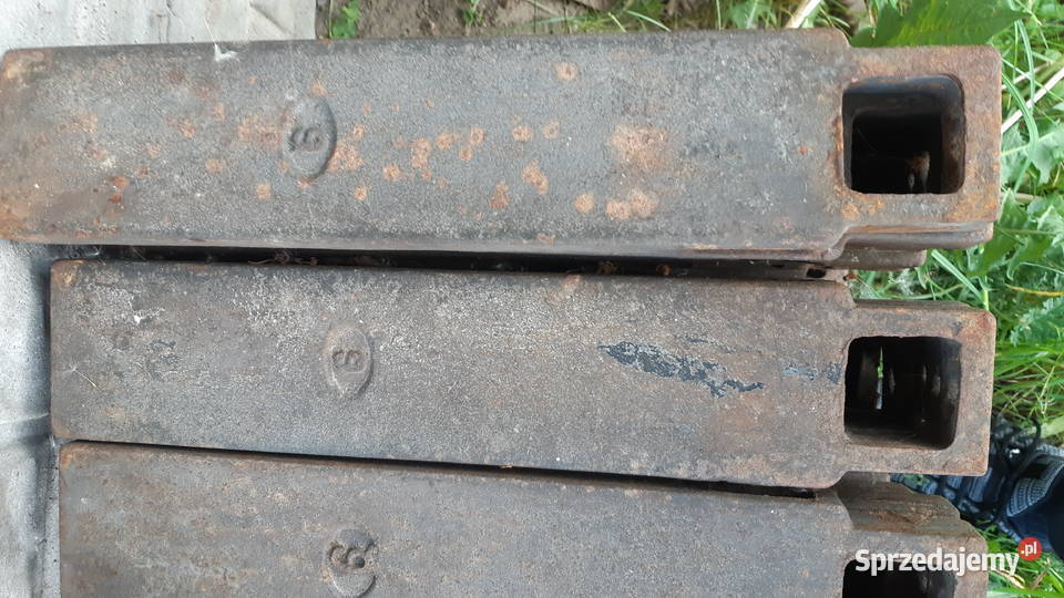 Obciążniki przeciwwagi w sztabkach 9 do traktora Zawiercie sprzedam