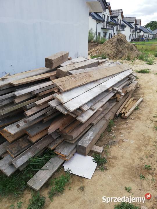 Deski szalunkowe budowie Materiały budowlane