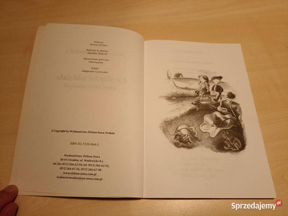 Maria Konopnicka Co słonko widziało wyd Zielona Kraków