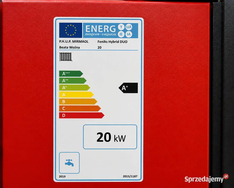 Kocioł piec na pellet 20kW do 220m2 5 klasa Nowy Sącz sprzedam