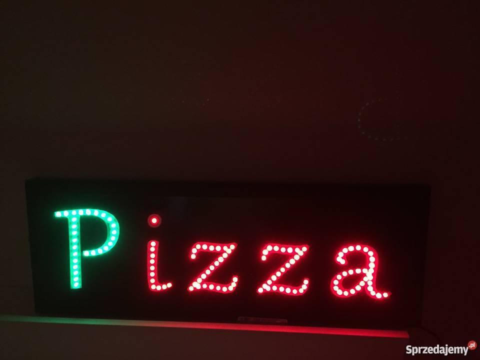 Reklama szyld neon Pizza 71x25 zewnętrzna Biznes i Przemysł Pomiechówek