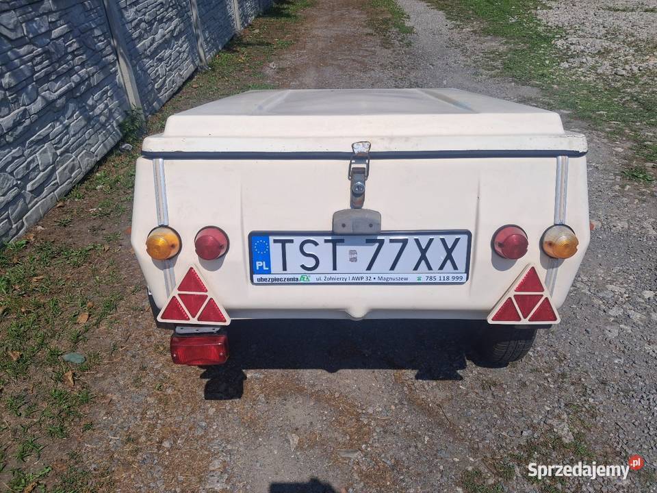 Przyczepka PRL Niewiadów N250 1988r 250kg świętokrzyskie Starachowice sprzedam