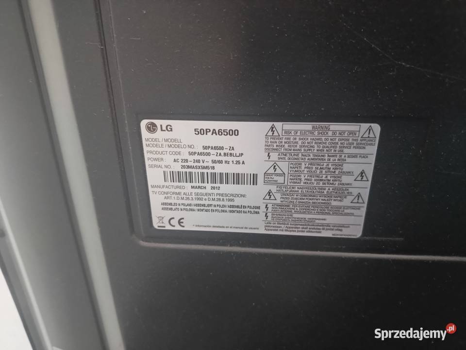 Telewizor LG 55 sprawny Wołoskowola sprzedam
