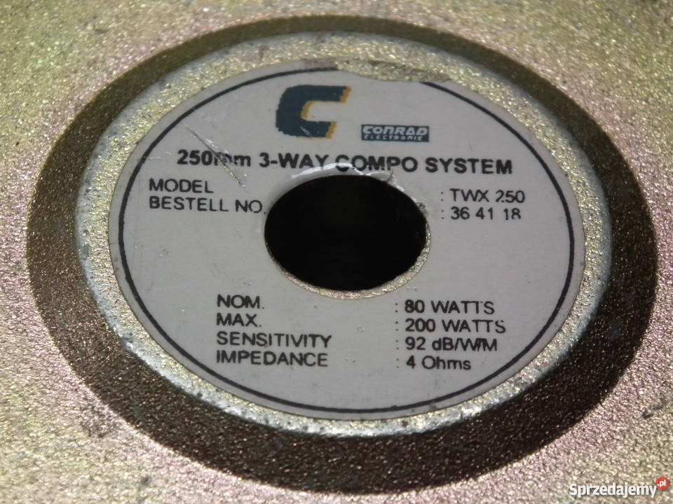 Głośnik 250 mm wielkopolskie Żelazków