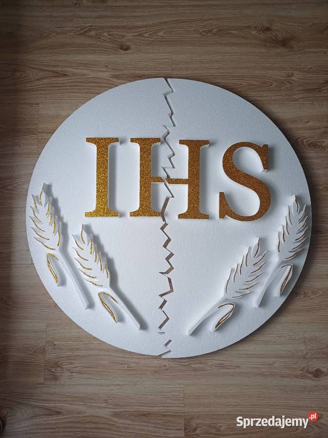 Hostia przełamana 95 kłosy dekoracja Pierwsza Dobrzyca