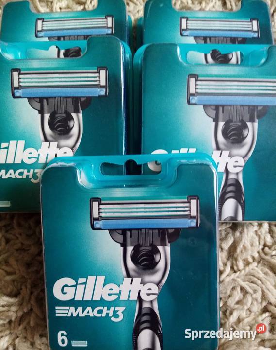 Gillette Mach3 Start Turbo nożyki ostrza 6 Poznań sprzedam
