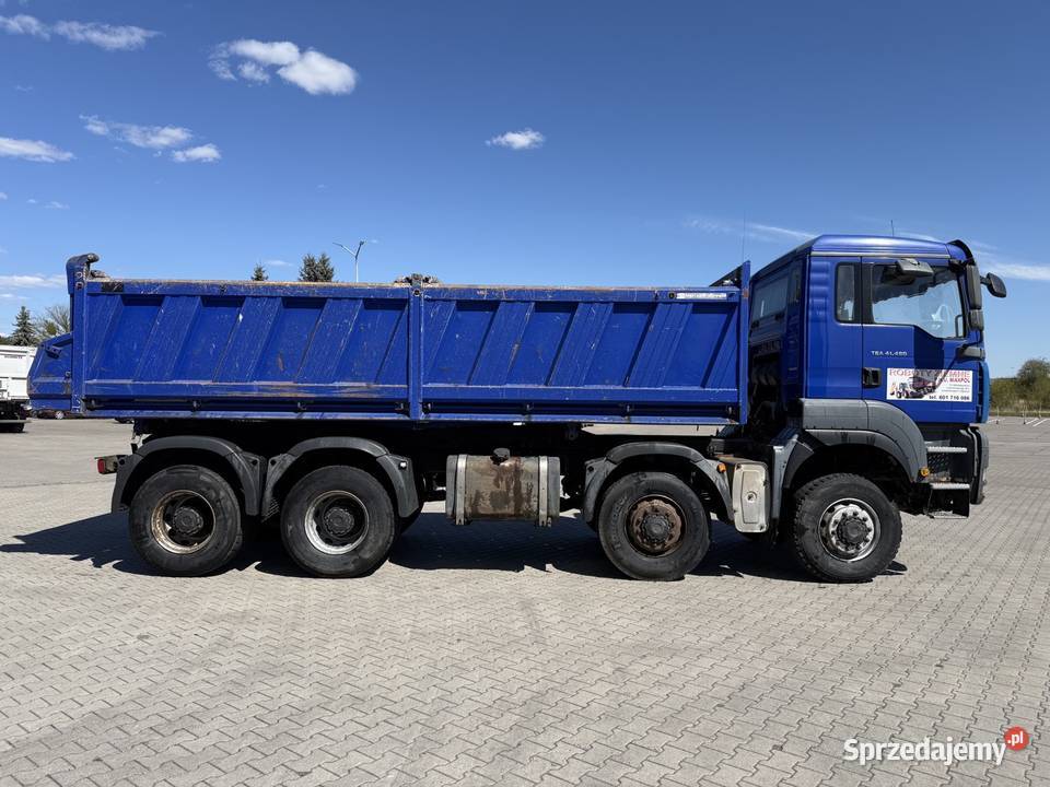 MAN TGA 41480 euro 3 2006 8x6 wywrtoka 3 stronna napęd 4x4 Stargard