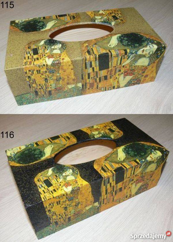 Chustecznik pudełko na chusteczki Gustav Klimt