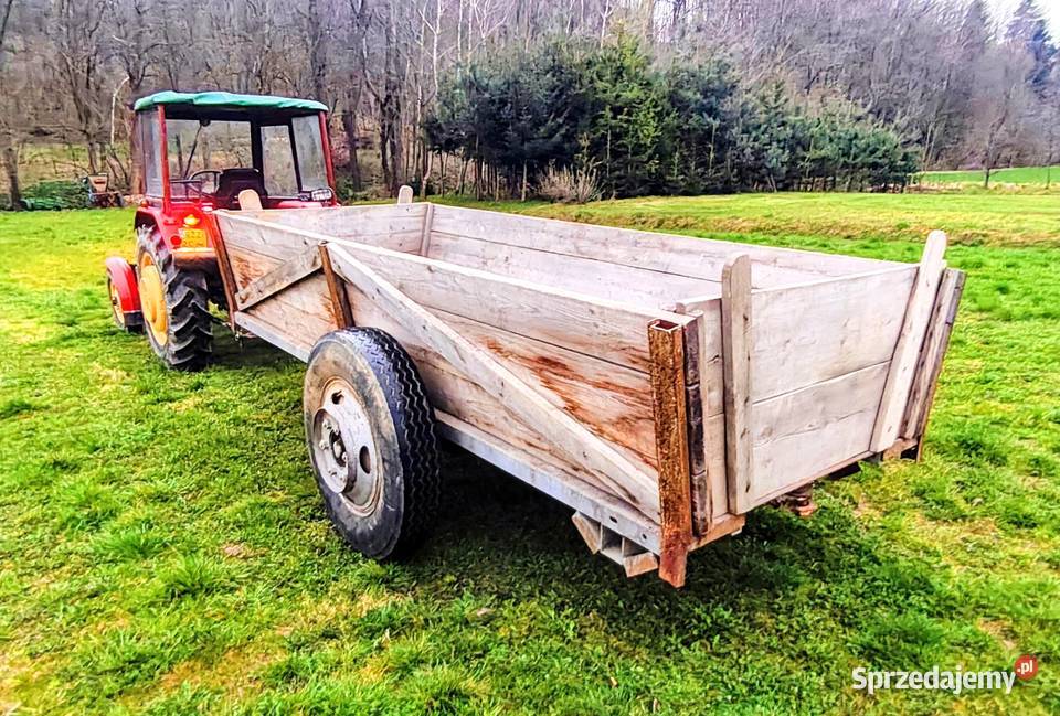 Przyczepka leśna Kołówka do traktora podkarpackie Błażowa