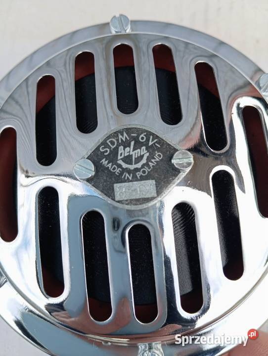 SYGNAŁ KLAKSON BELMA 6V JUNAK SHL CHROM opolskie