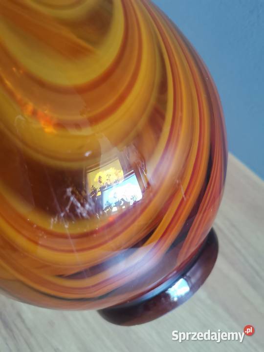 Stary duży wazon huta Laura Tarnów projekt Porcelana i szkło Katowice