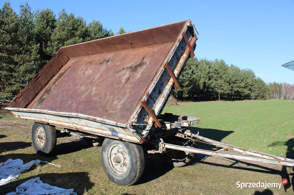 Przyczepa rolnicza HL HW 6011 IFA Brandys bss łódzkie Rusiec