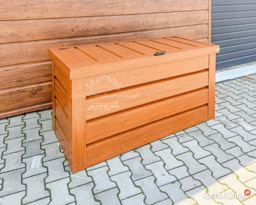Skrzynia ogrodowa metalowa kufer 120x50x70 złoty Radom sprzedam