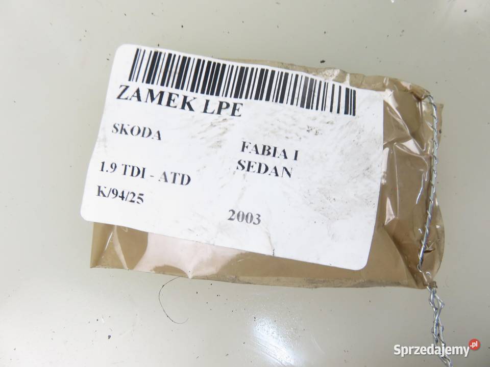 ZAMEK LEWY PRZEDNI SKODA FABIA I Combi 6Y5