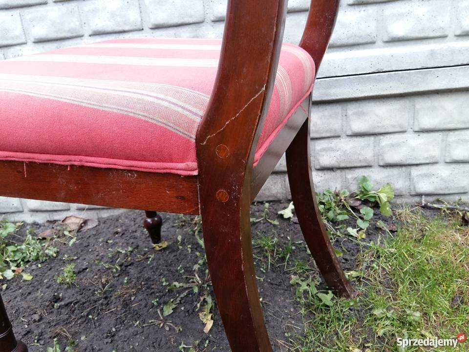 Komplet 6 krzeseł w stylu biedermeier 209 Kościan sprzedam