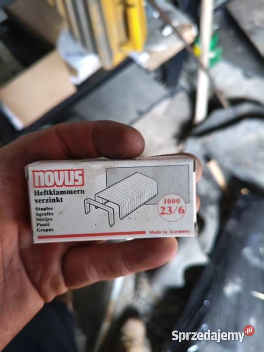 Są to zszywki biurowe Novus 236 Warszawa sprzedam