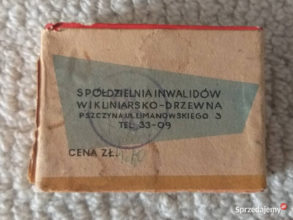 Wykałaczki patyczki do zakąsek pudełko z Warszawa