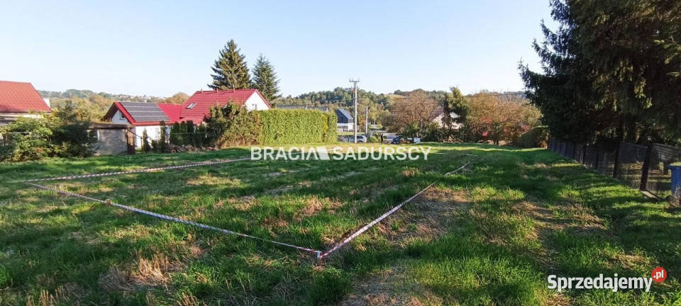 sprzedaży gruntu Maciejowice 1300m2 asfalt małopolskie sprzedam