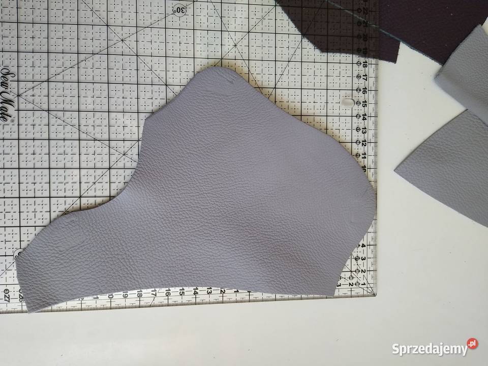 Skóra Licowa Włoska średnie i małe kawałki Gdańsk