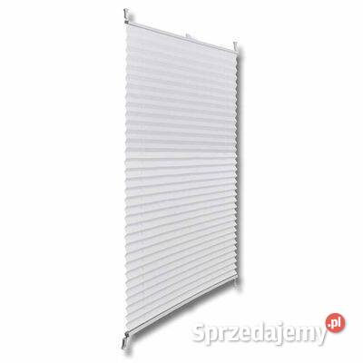 Roleta plisowana biała 60x125 mazowieckie Warszawa sprzedam