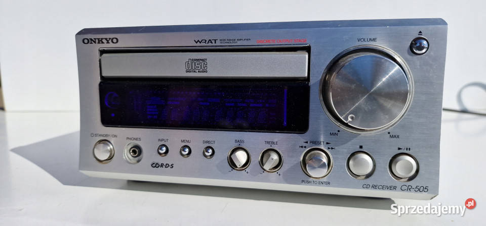 Wzmacniacz CD Reciver Onkyo CR 505 CR505 wielkopolskie Międzychód