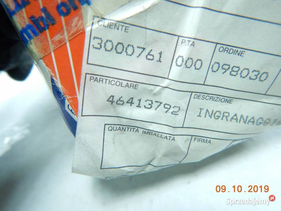 KOŁO ZĘBATE 3 BIEGU FIAT COUPE 9496 20 2132 ASO osobowe Układ napędowy