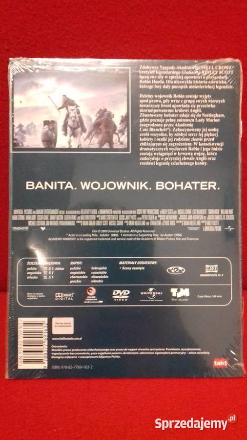 Robin Hood DVD Nowy folia unikat Warszawa