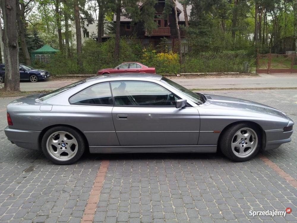 BMW 850 Ci 50 benzyna 1992r Anglik szary Warszawa