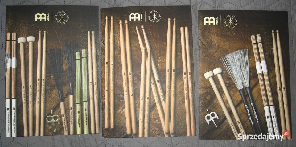 MEINL zestaw katalogów Instrumenty perkusyjne pomorskie sprzedam