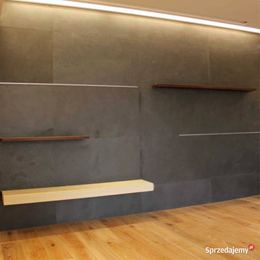 Fornir kamienny Black Slate 2MM tapeta 122x61x02 Dom i Ogród Gdynia