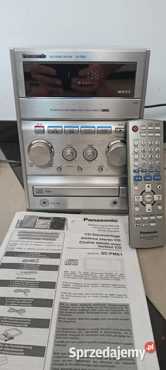 Panasonic SAPmx1 plus pilot i instrukcją obslugi
