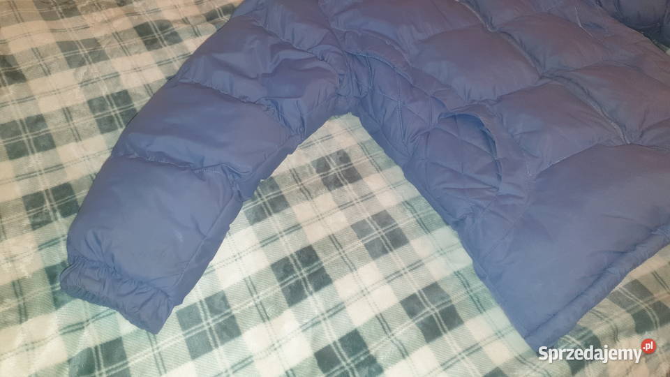 Ciepła kurtka zimowa niebieska fioletowa mazowieckie Warszawa sprzedam