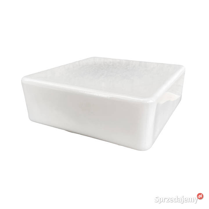 Duży biały kwadratowy szklany plafon RZB Bamberg Warszawa sprzedam