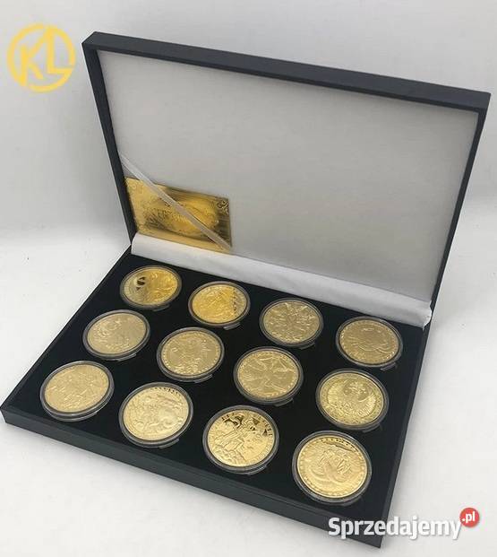 Kolekcja Luksusowa Znaki Zodiaku Złoto Etui Sosnowiec