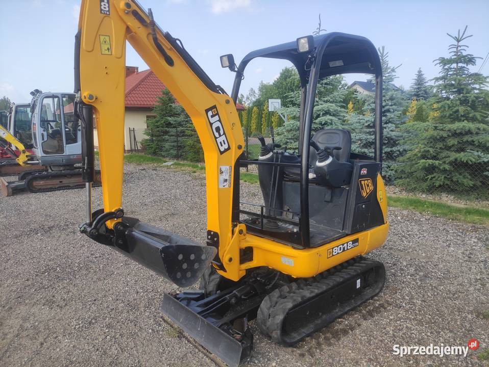 Minikoparka JCB 8018cts 2014r 3700 mtg Ryżki