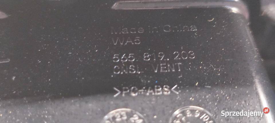 SKODA KAROQ KRATKA NAWIEWU TUNELU 565857289C