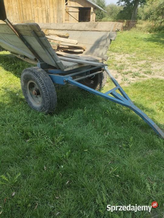 Wóz ciągnikowy solidny na kołach 20 Gozdawa