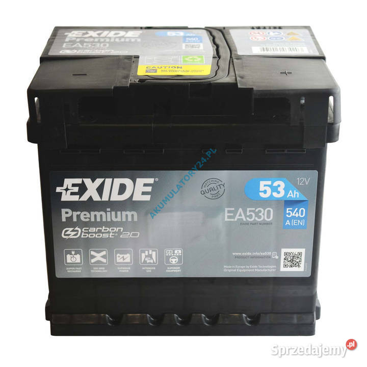 Akumulator Exide Premium 53Ah 540A Specpart Akumulatory Szczecin