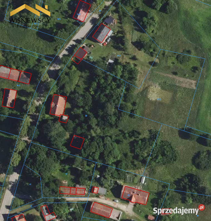 Działka 081 ha z zabudowaniami Sówki warmińsko-mazurskie